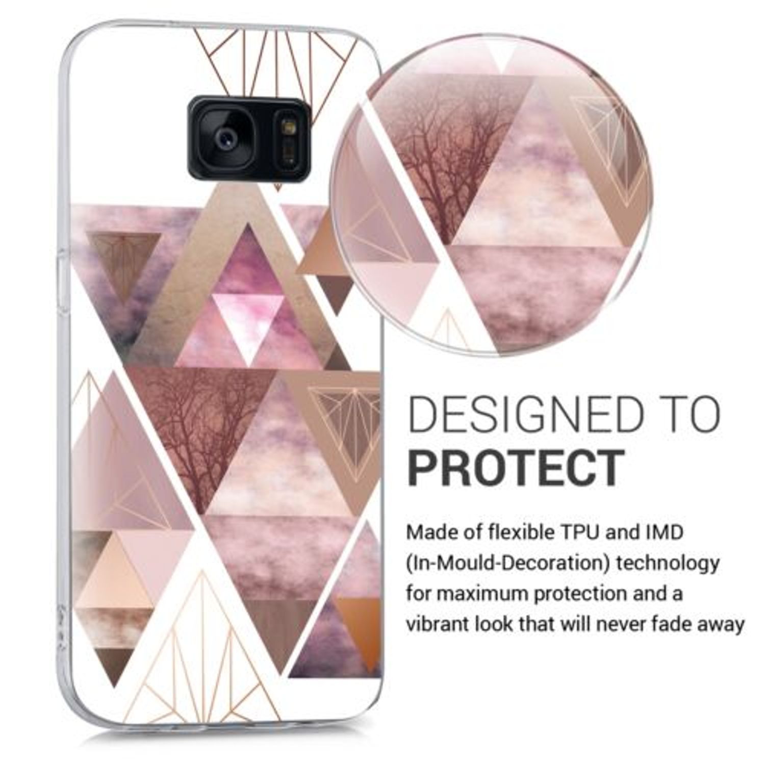 Husa pentru Samsung Galaxy S7, Silicon, Multicolor, 38378.16 fotografia produsului View 6 L