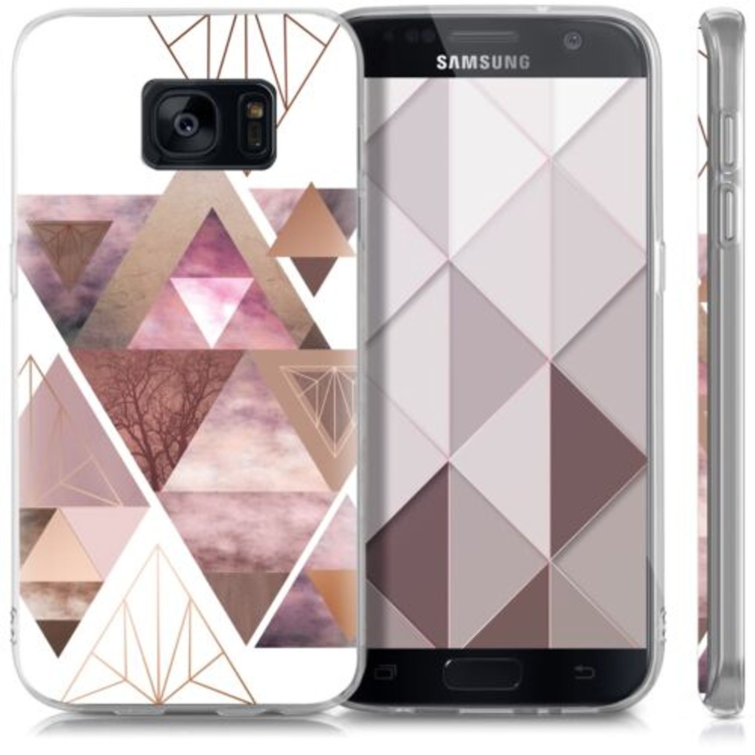 Husa pentru Samsung Galaxy S7, Silicon, Multicolor, 38378.16 fotografia produsului View 2 L