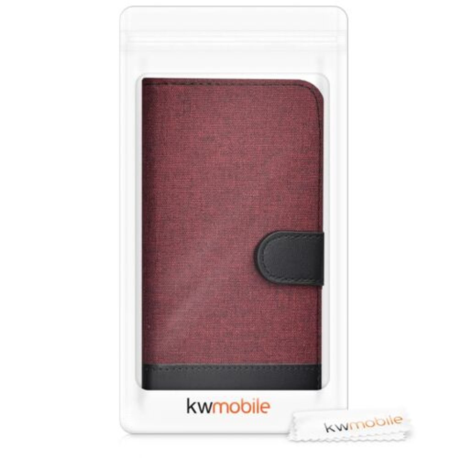 Husa pentru Samsung Galaxy S8, Textil, Rosu, 40984.20 fotografia produsului View 7 L