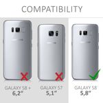 Husa pentru Samsung Galaxy S8, Textil, Rosu, 40984.20 fotografia produsului View 6 S