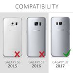 Husa pentru Samsung Galaxy S8, Textil, Gri, 40984.22 fotografia produsului View 6 S