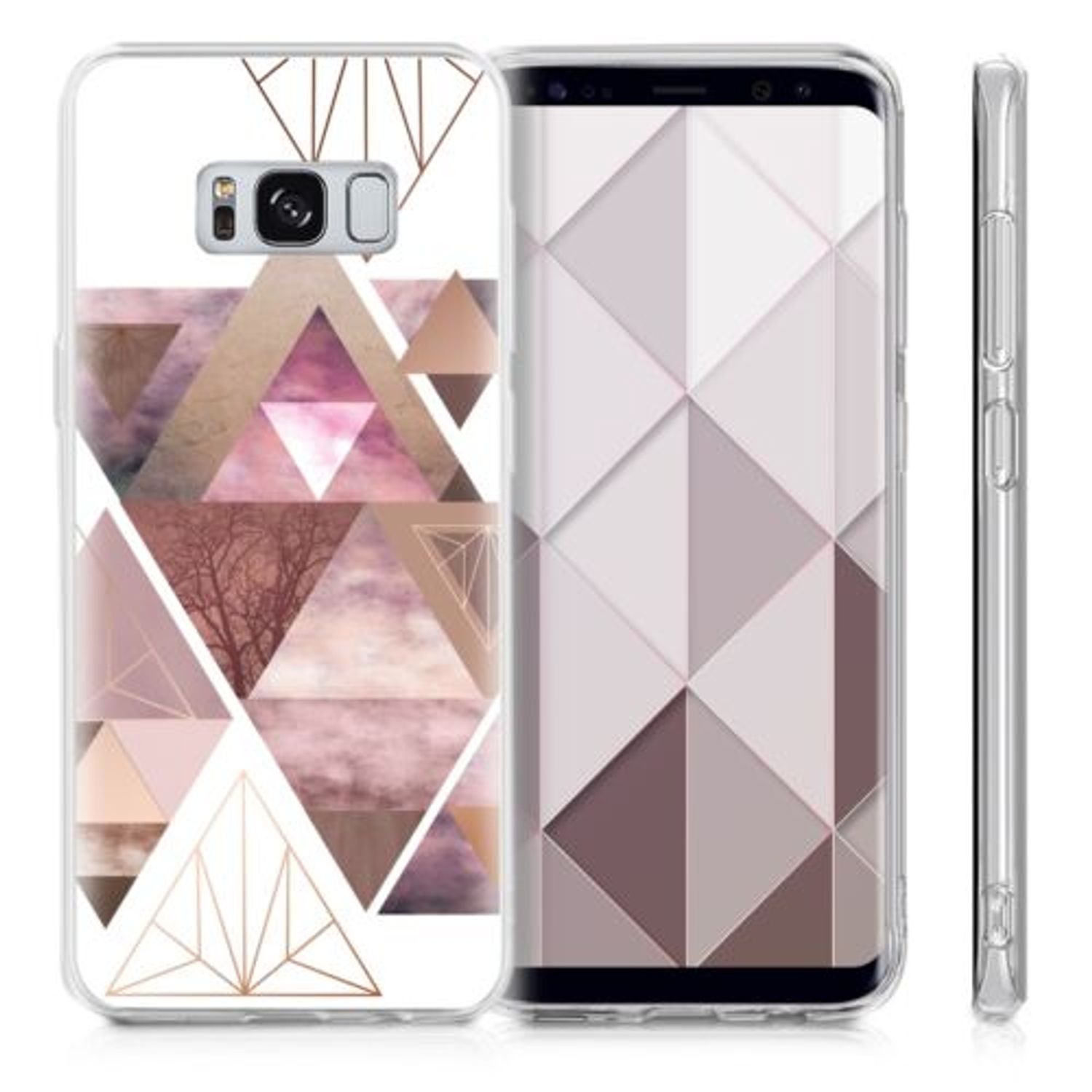 Husa pentru Samsung Galaxy S8, Silicon, Multicolor, 41784.34 fotografia produsului View 3 L