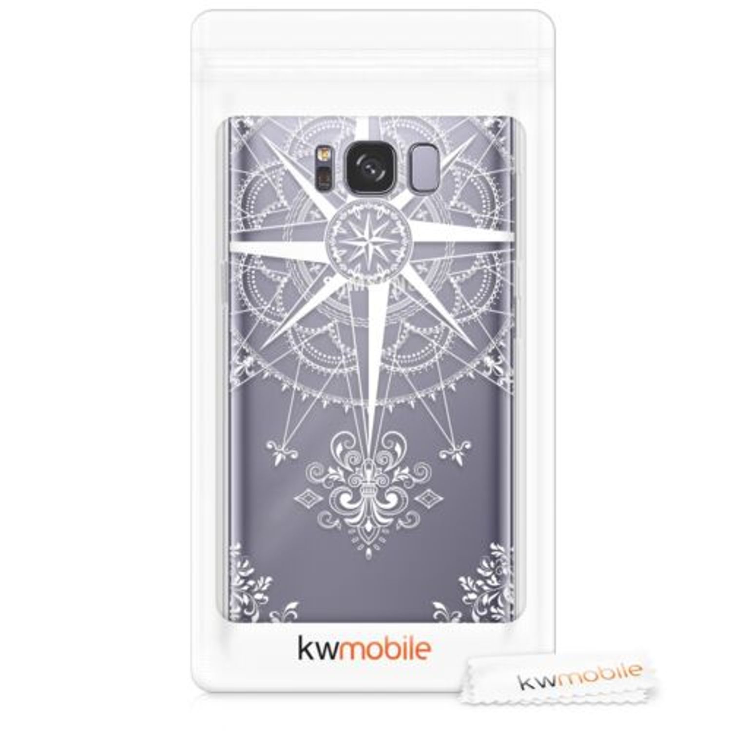 Husa pentru Samsung Galaxy S8, Silicon, Alb, 40977.09 fotografia produsului View 3 L