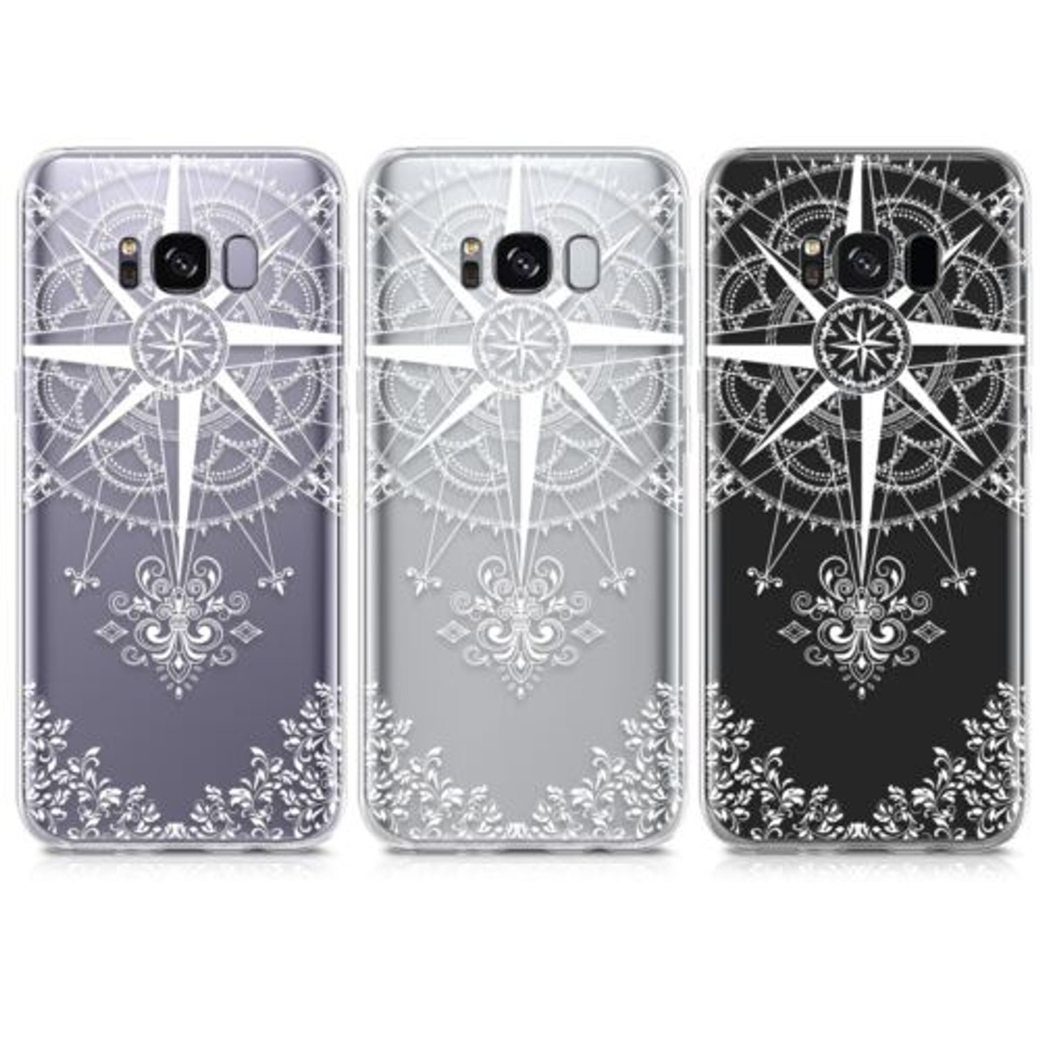 Husa pentru Samsung Galaxy S8, Silicon, Alb, 40977.09 fotografia produsului View 7 L