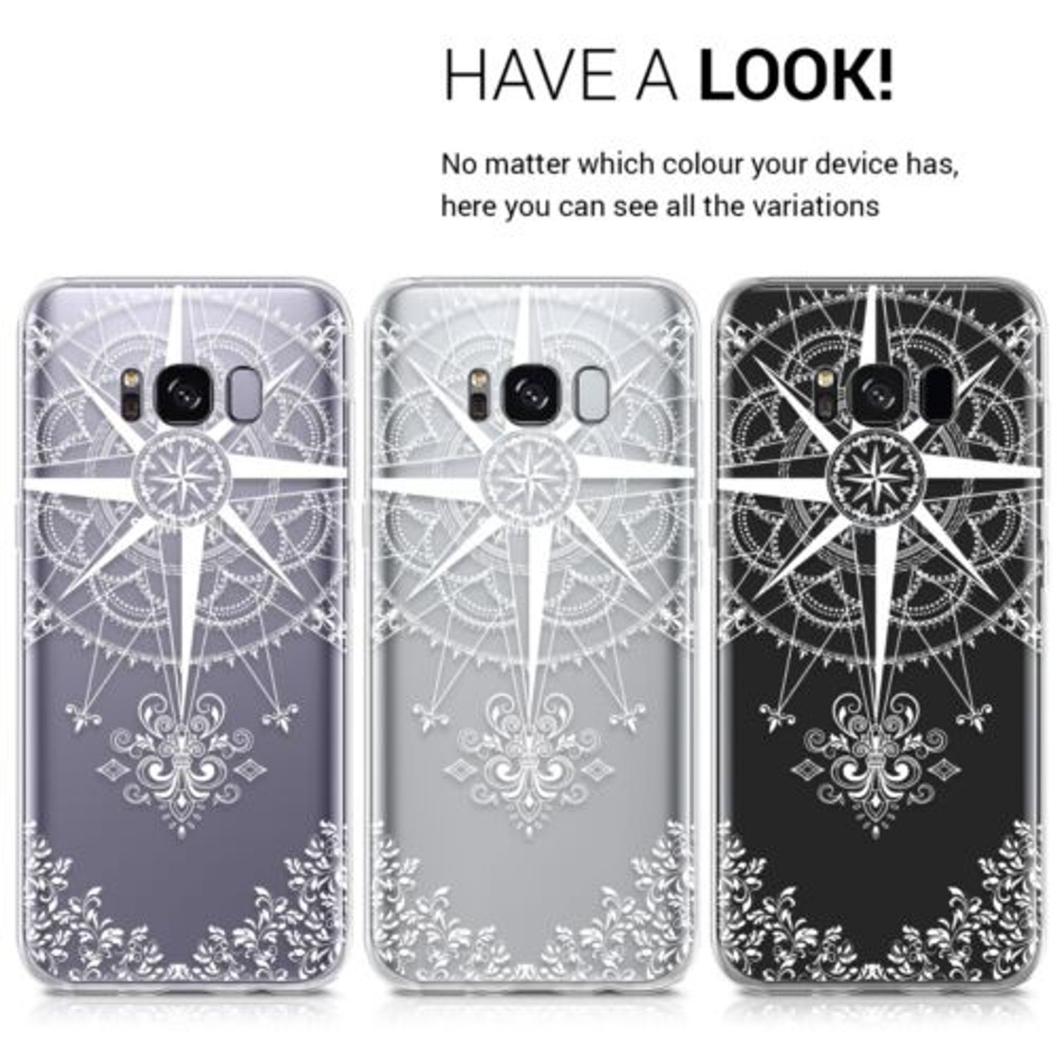Husa pentru Samsung Galaxy S8, Silicon, Alb, 40977.09 fotografia produsului View 4 L