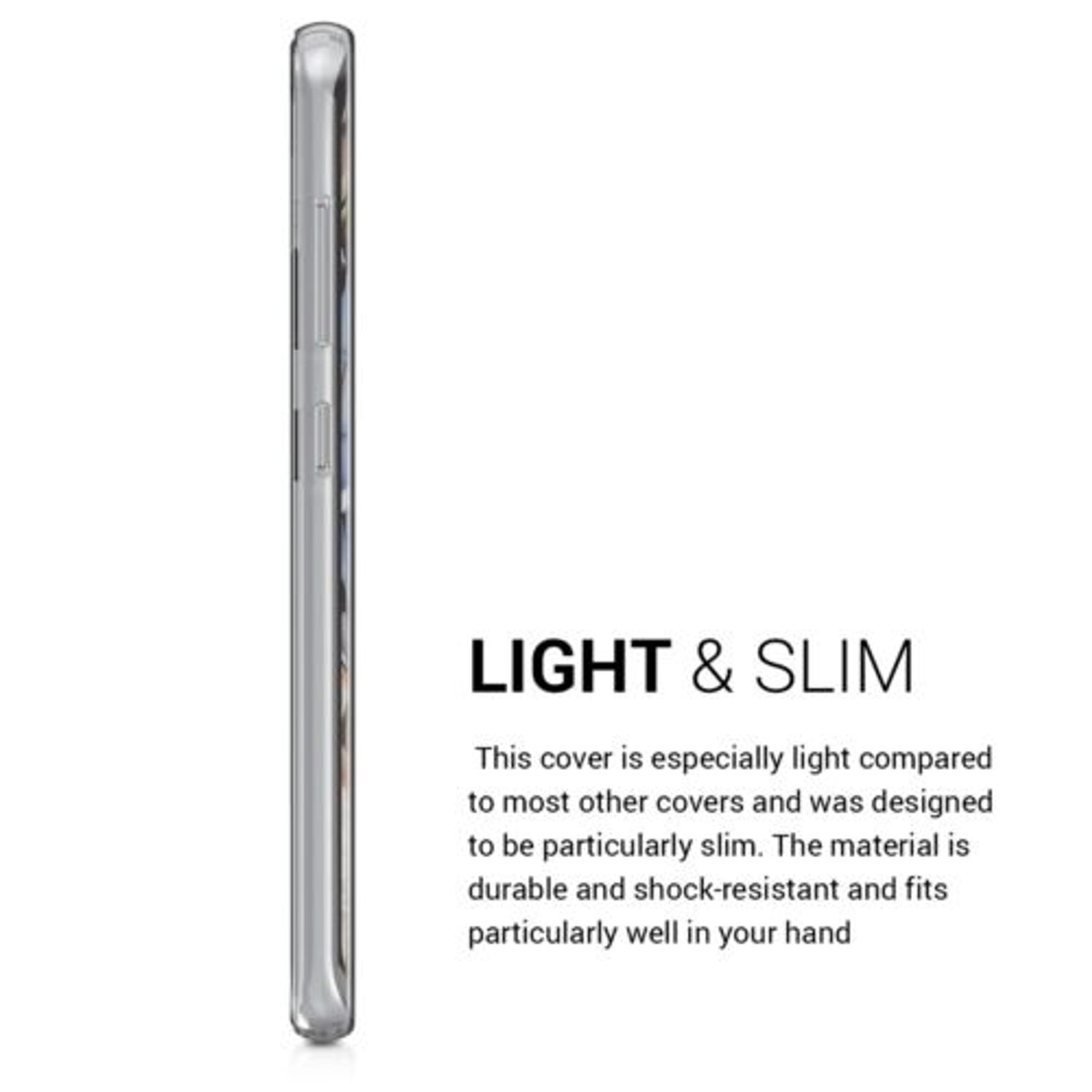 Husa pentru Samsung Galaxy S8, Silicon, Transparent, 40993.03 fotografia produsului View 4 L