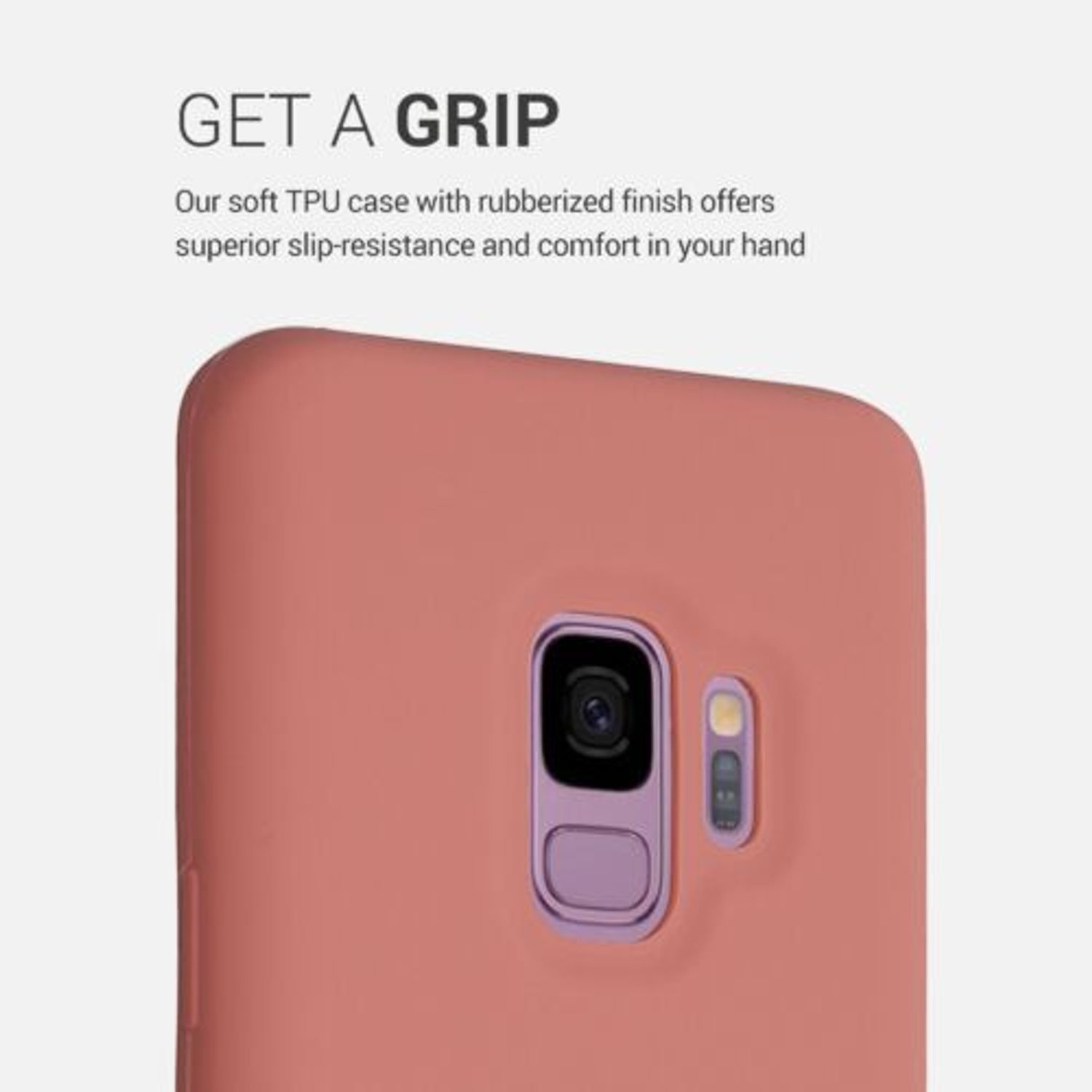 Husa pentru Samsung Galaxy S9, Silicon, Roz, 44182.215 fotografia produsului View 4 L