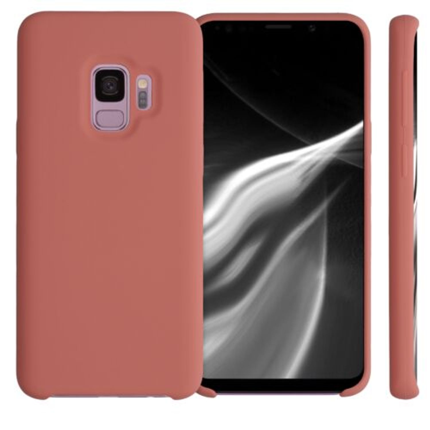 Husa pentru Samsung Galaxy S9, Silicon, Roz, 44182.215 fotografia produsului View 2 L
