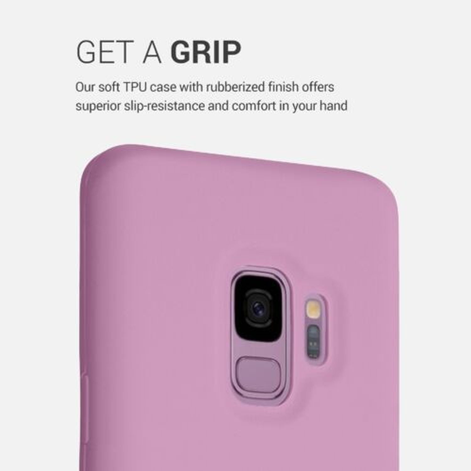 Husa pentru Samsung Galaxy S9, Silicon, Roz, 44182.151 fotografia produsului View 4 L