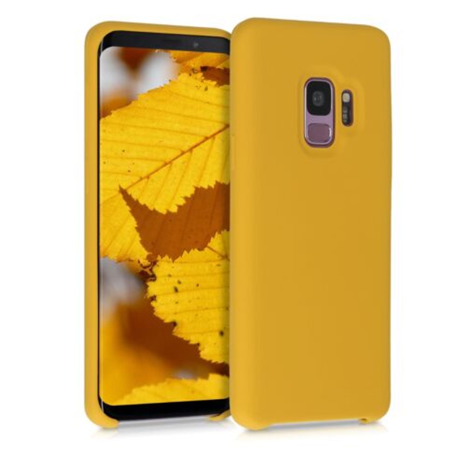 Husa pentru Samsung Galaxy S9, Silicon, Galben, 44182.143 fotografia produsului