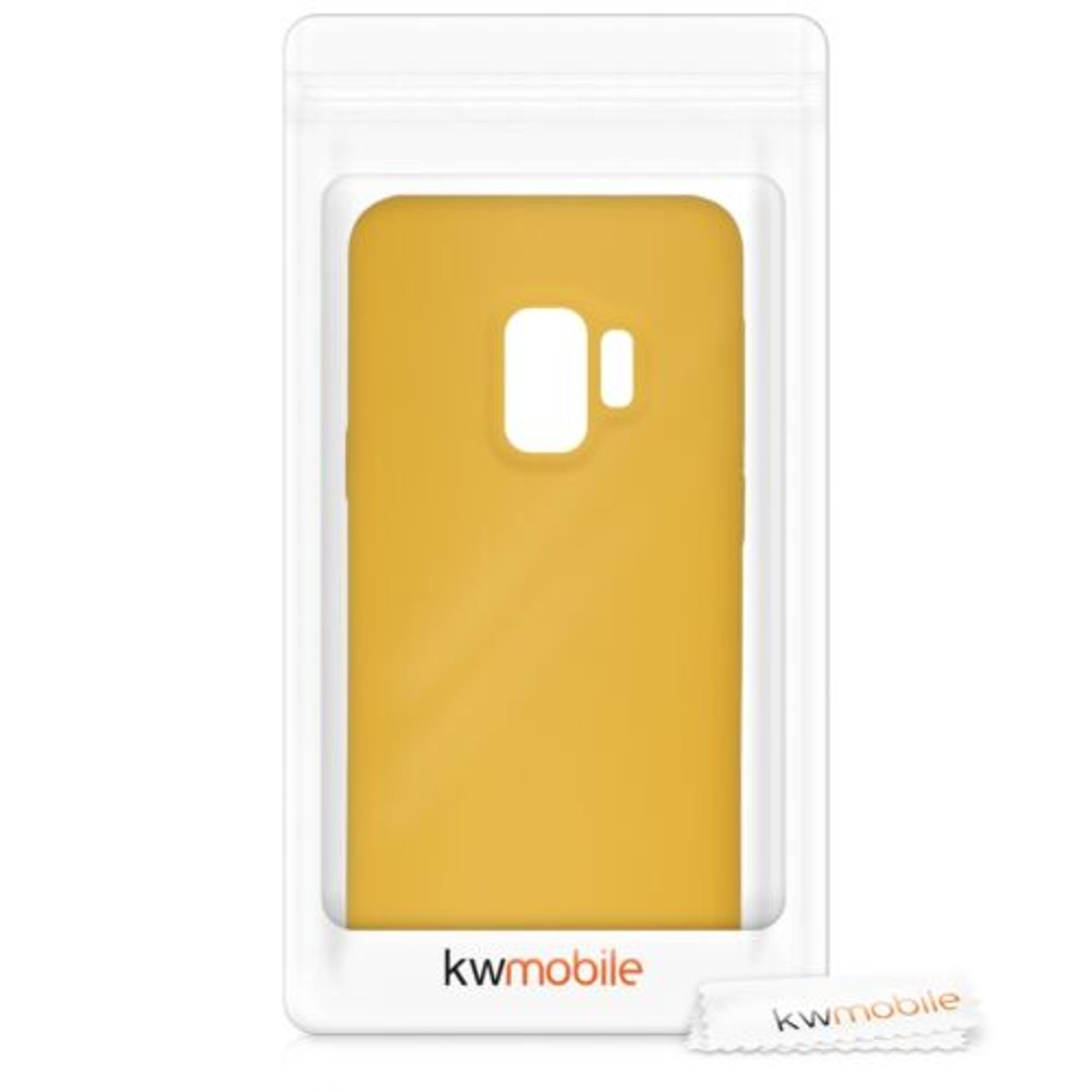 Husa pentru Samsung Galaxy S9, Silicon, Galben, 44182.143 fotografia produsului View 8 L