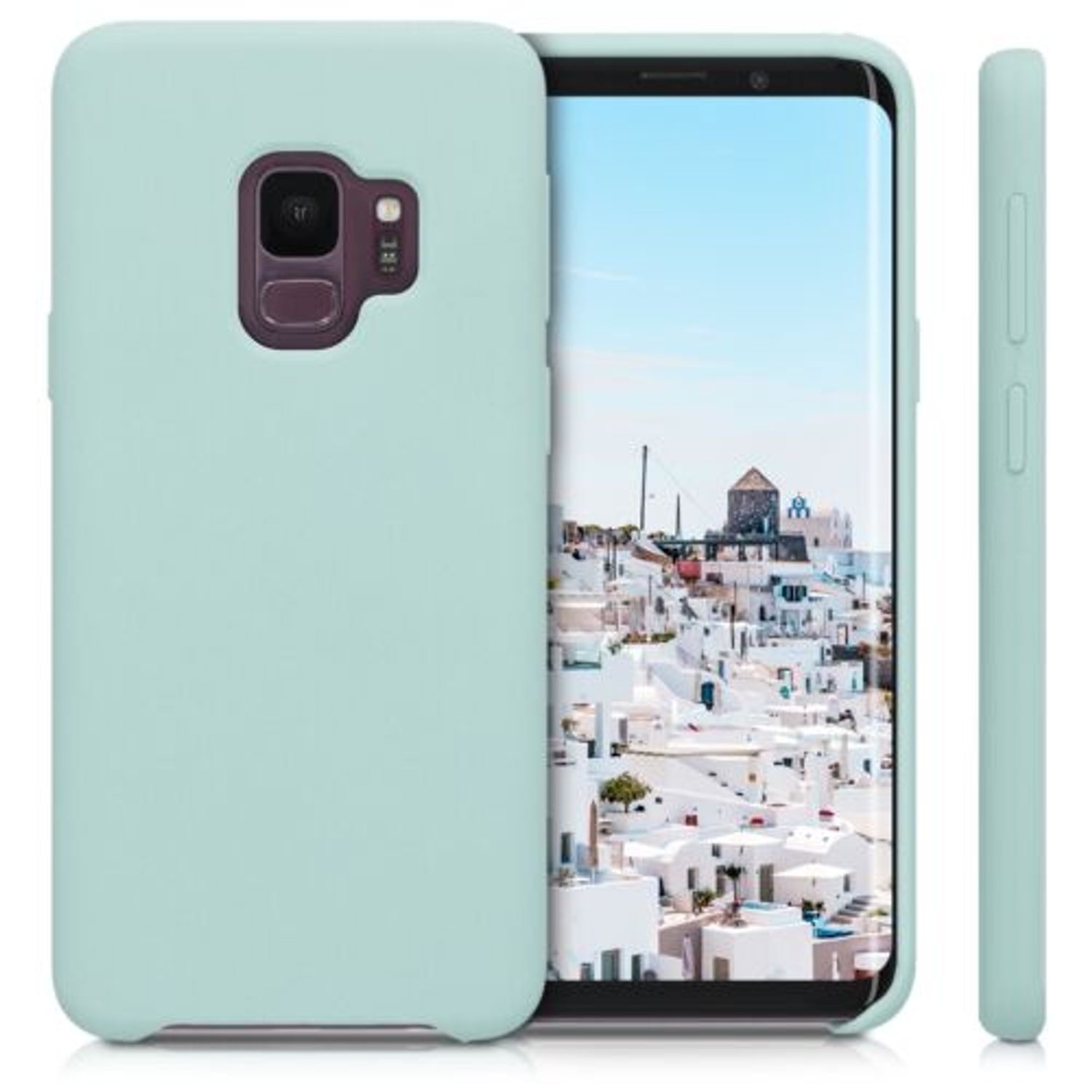 Husa pentru Samsung Galaxy S9, Silicon, Verde, 44182.50 fotografia produsului View 2 L