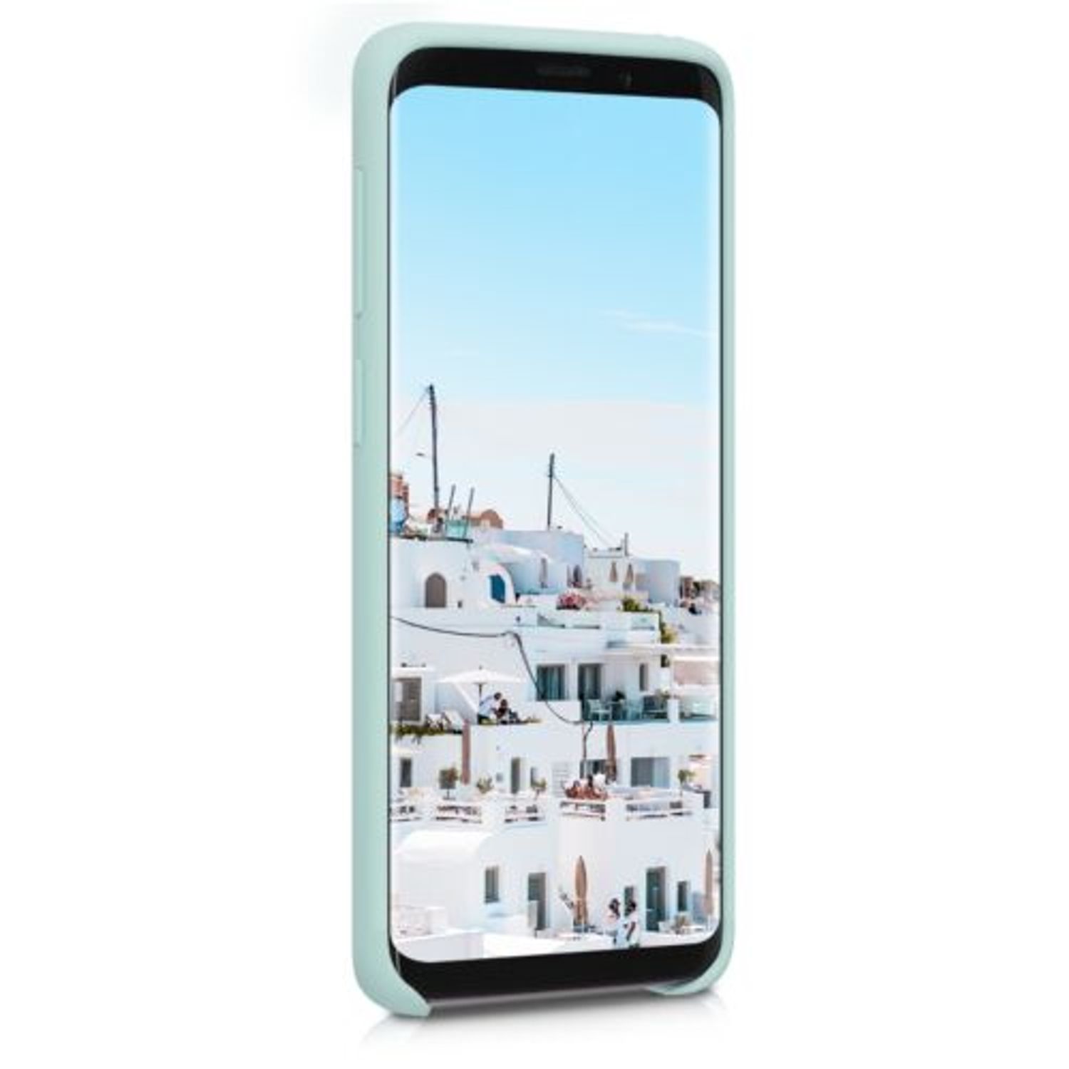 Husa pentru Samsung Galaxy S9, Silicon, Verde, 44182.50 fotografia produsului View 3 L