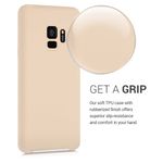 Husa pentru Samsung Galaxy S9, Silicon, Crem, 44182.154 fotografia produsului View 5 S
