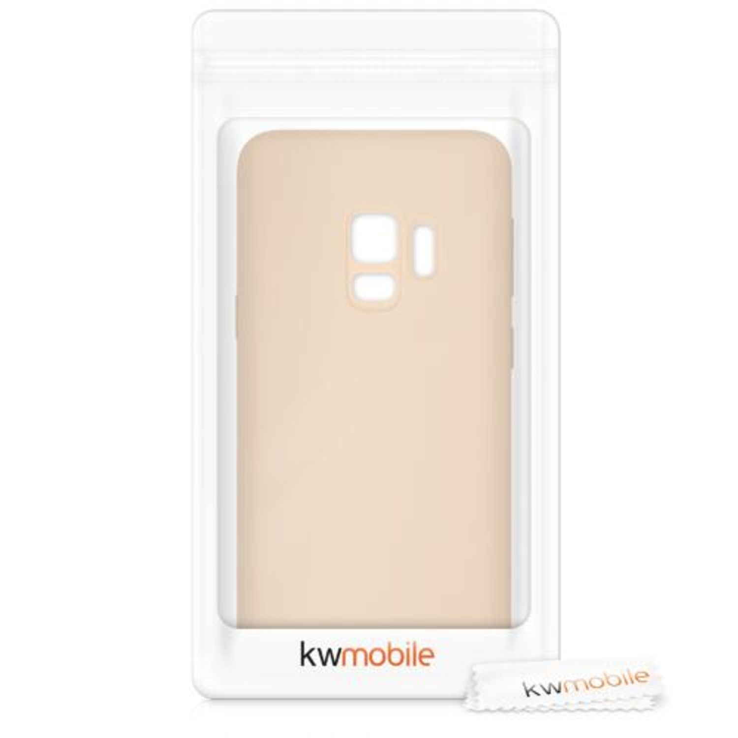 Husa pentru Samsung Galaxy S9, Silicon, Crem, 44182.154 fotografia produsului View 7 L