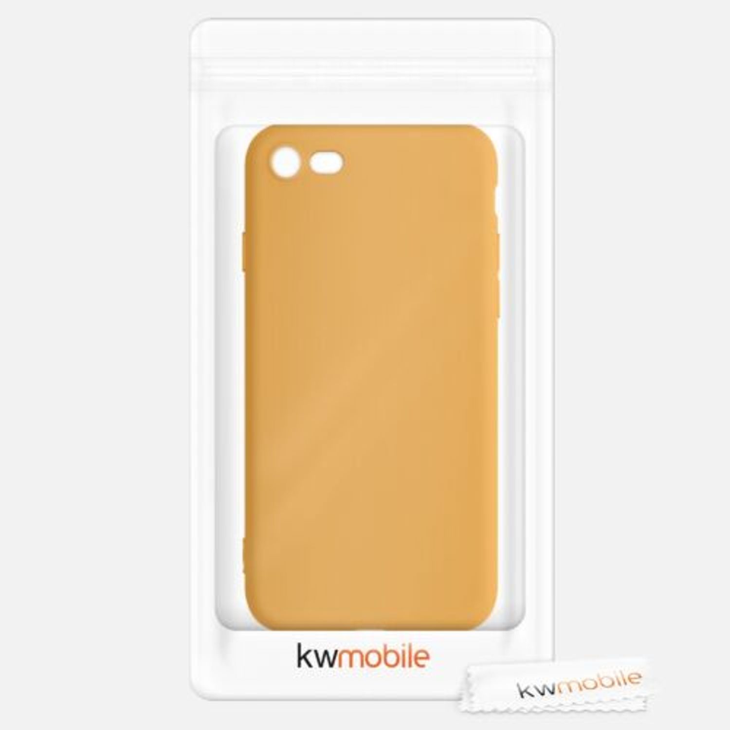 Husa pentru iPhone 8/iPhone 7/iPhone SE 2, Silicon, Galben, 39458.217 fotografia produsului View 7 L
