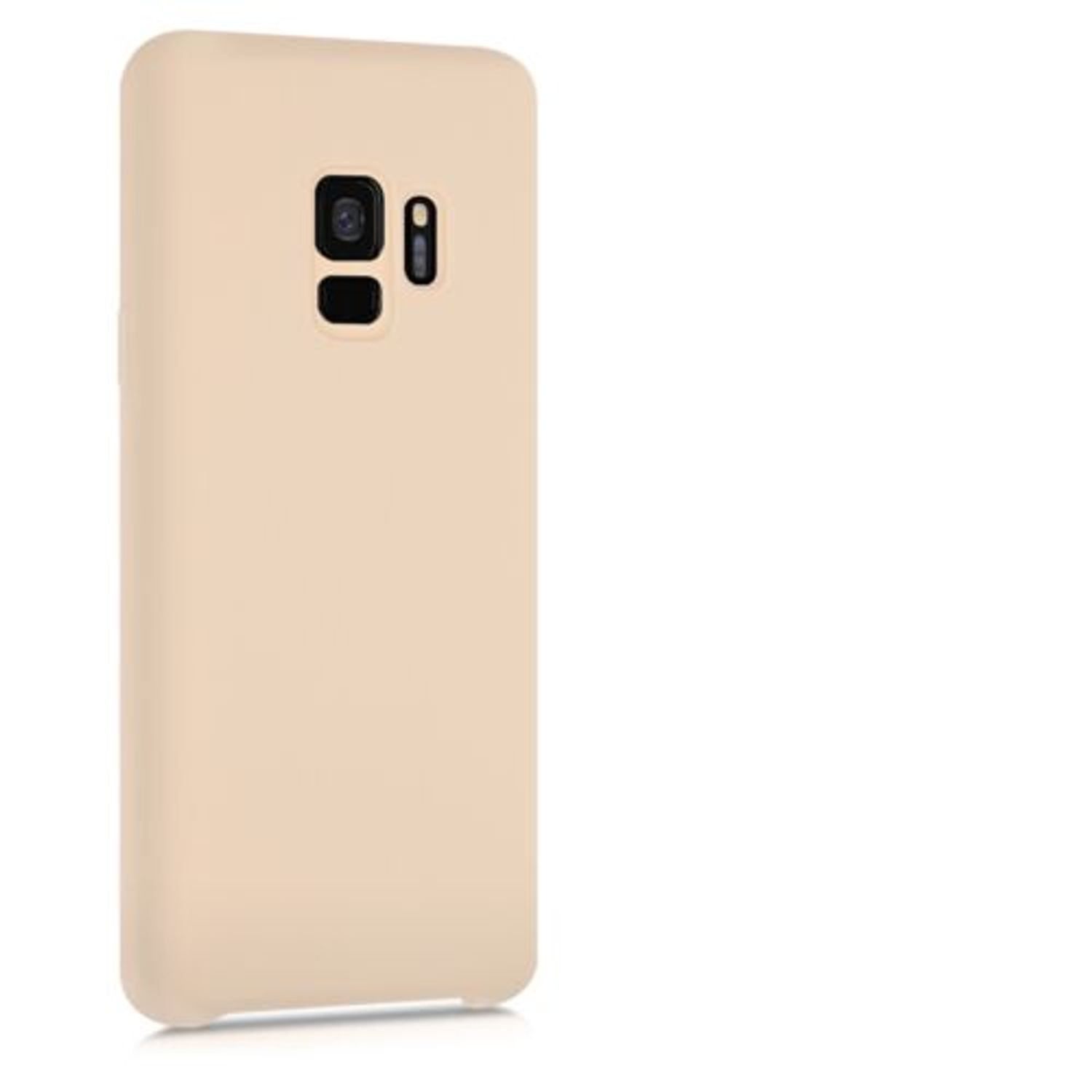 Husa pentru Samsung Galaxy S9, Silicon, Crem, 44182.154 fotografia produsului View 8 L