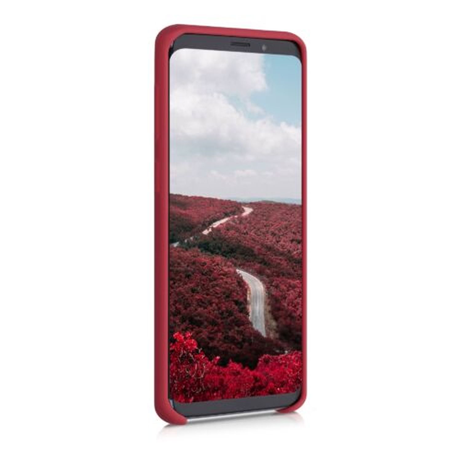 Husa pentru Samsung Galaxy S9, Silicon, Rosu, 44182.208 fotografia produsului View 3 L