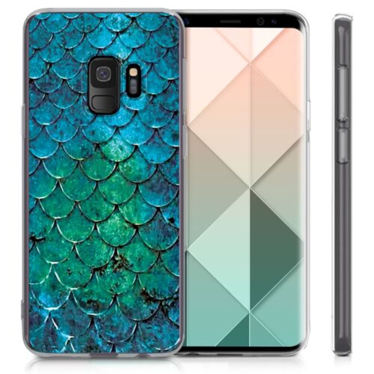 Husa pentru Samsung Galaxy S9, Silicon, Multicolor, 44196.25 fotografia produsului View 2 L