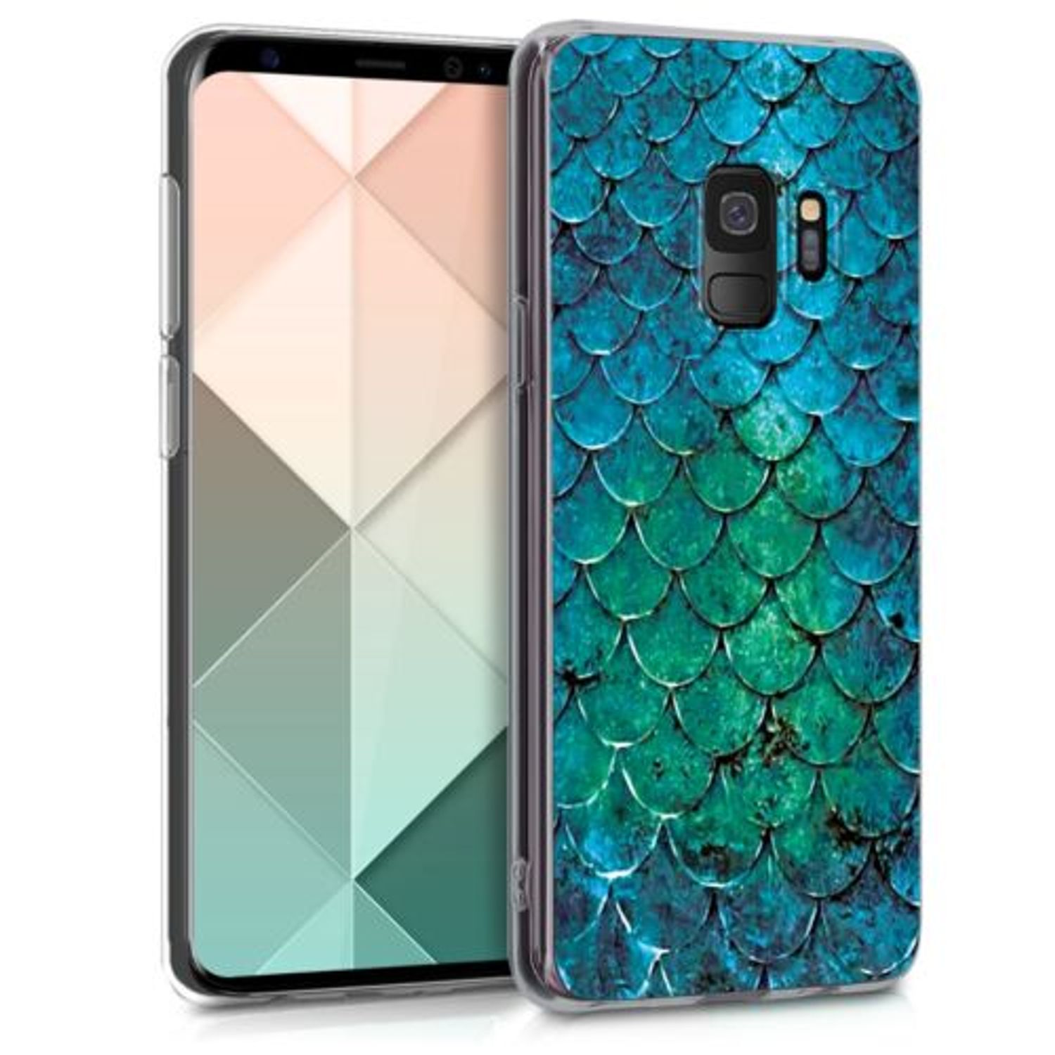 Husa pentru Samsung Galaxy S9, Silicon, Multicolor, 44196.25 fotografia produsului