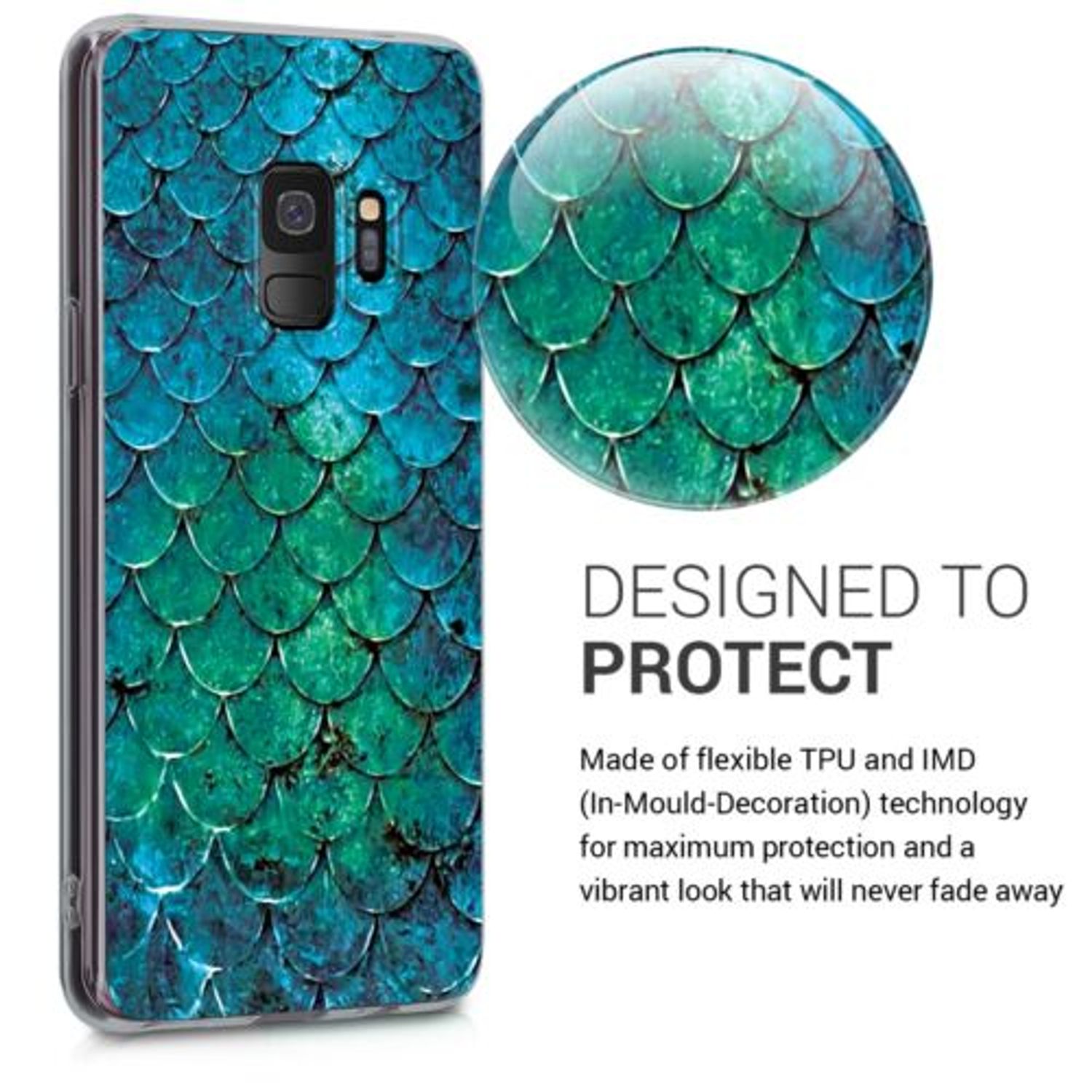 Husa pentru Samsung Galaxy S9, Silicon, Multicolor, 44196.25 fotografia produsului View 4 L