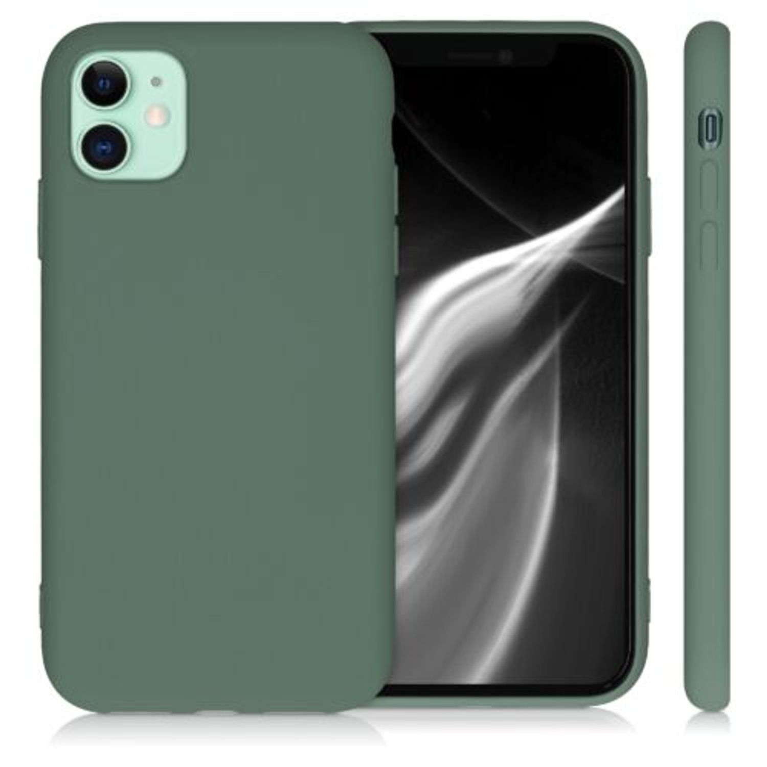 Husa pentru Apple iPhone 11, Silicon, Verde, 50791.166 fotografia produsului View 2 L