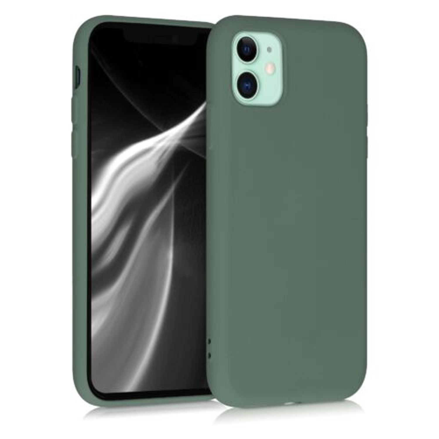 Husa pentru Apple iPhone 11, Silicon, Verde, 50791.166 fotografia produsului