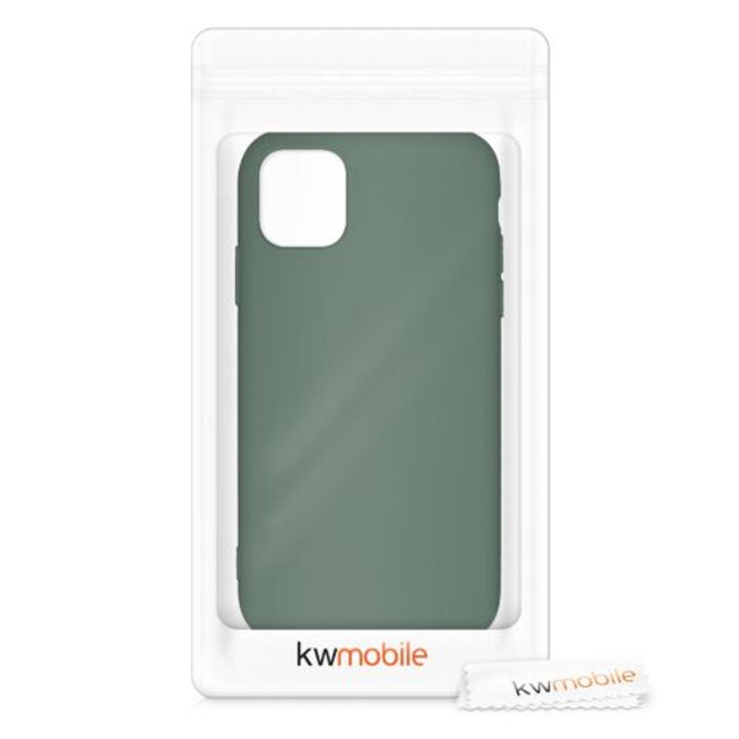Husa pentru Apple iPhone 11, Silicon, Verde, 50791.166 fotografia produsului View 9 L