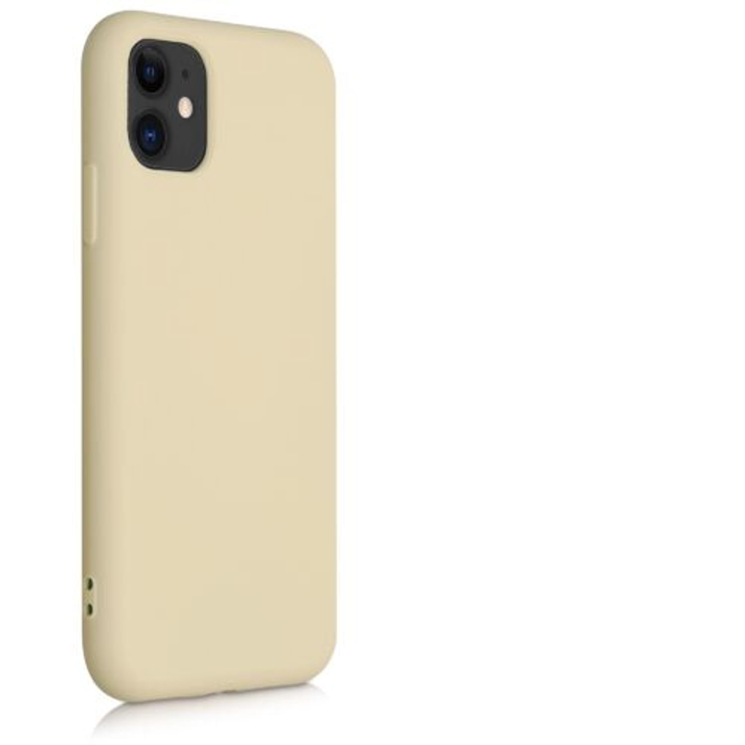 Husa pentru Apple iPhone 11, Silicon, Crem, 50791.210 fotografia produsului View 7 L