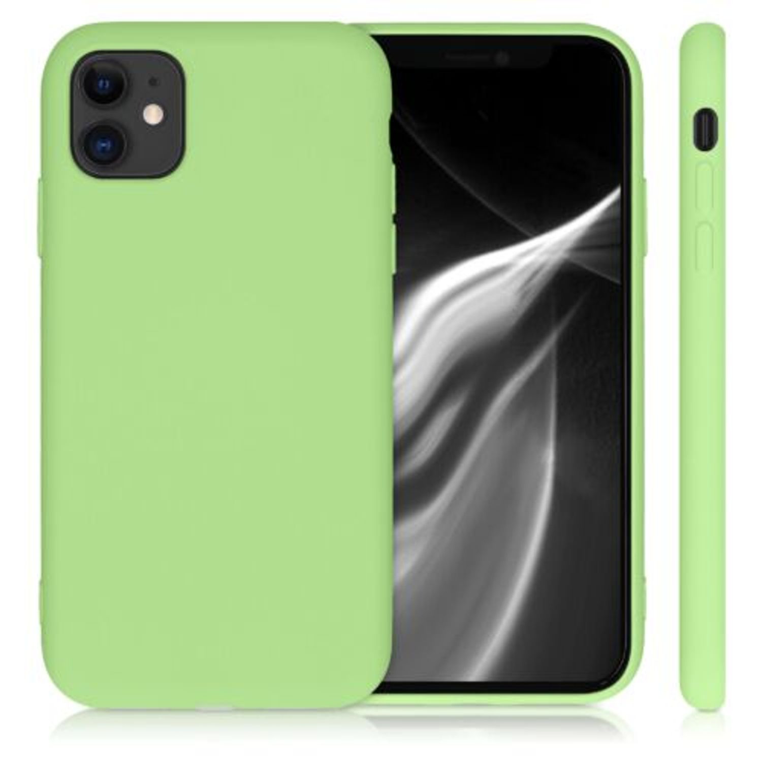Husa pentru Apple iPhone 11, Silicon, Verde, 50791.214 fotografia produsului View 9 L
