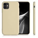 Husa pentru Apple iPhone 11, Silicon, Crem, 50791.210 fotografia produsului View 2 S