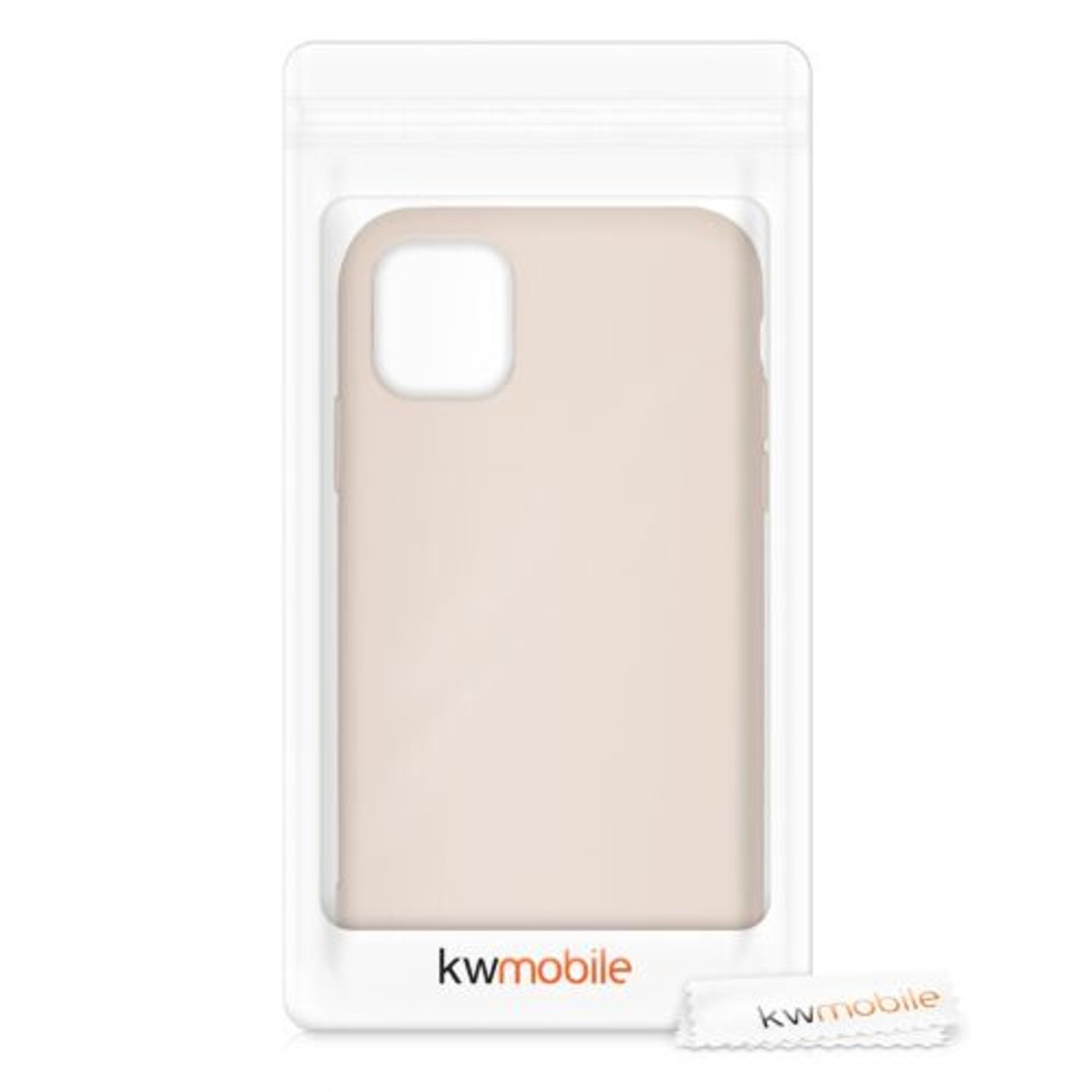 Husa pentru Apple iPhone 11, Silicon, Crem, 50791.154 fotografia produsului View 7 L