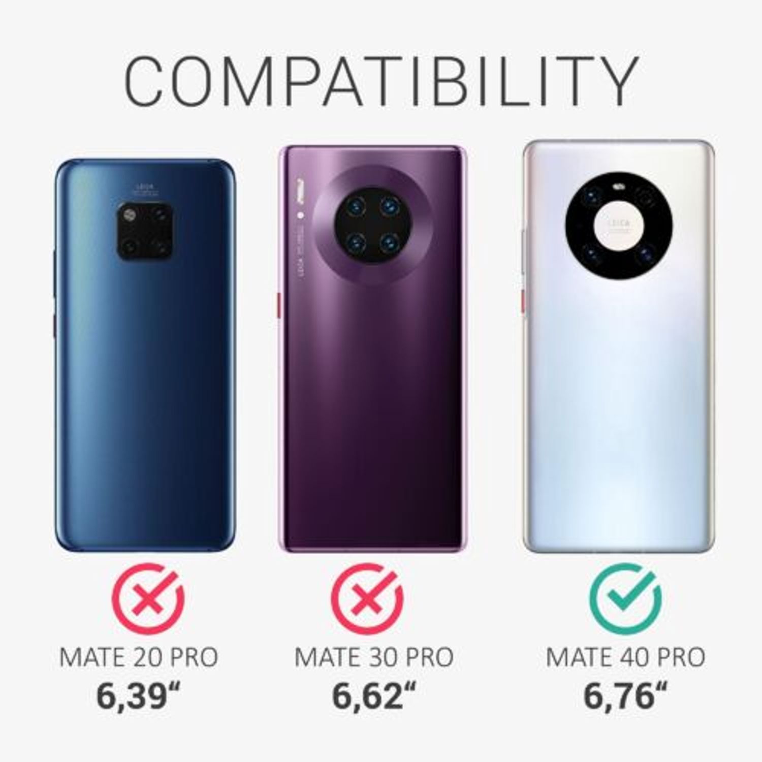 Husa pentru Huawei Mate 40 Pro, Silicon, Transparent, 54745.03 fotografia produsului View 6 L