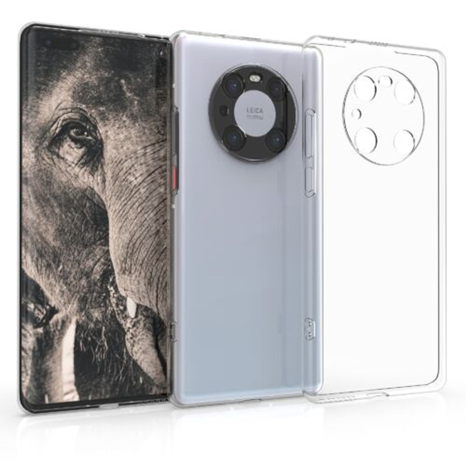 Husa pentru Huawei Mate 40 Pro, Silicon, Transparent, 54745.03 fotografia produsului View 2 L
