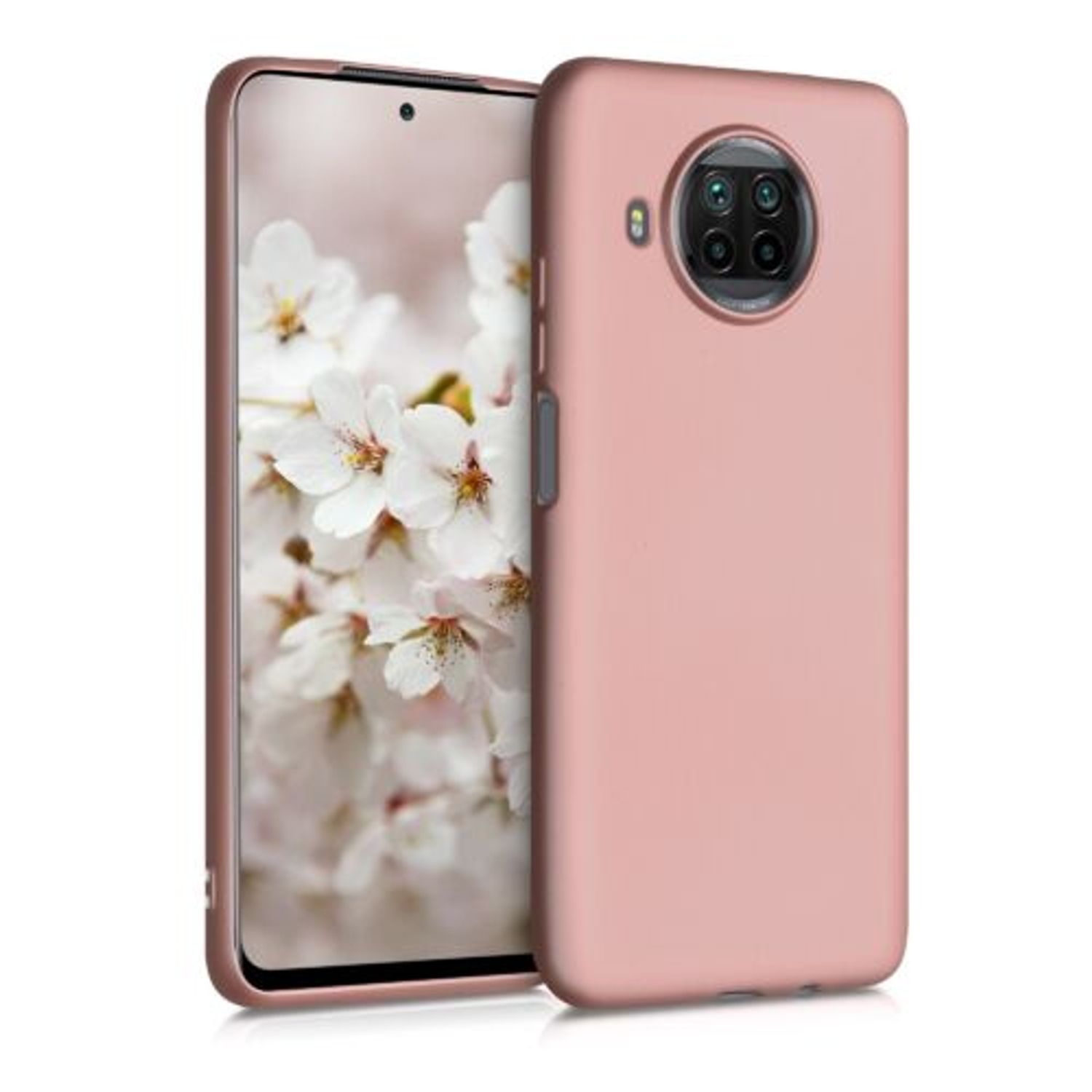 Husa pentru Xiaomi Mi 10T Lite 5G, Silicon, Rose Gold, 53626.31 fotografia produsului