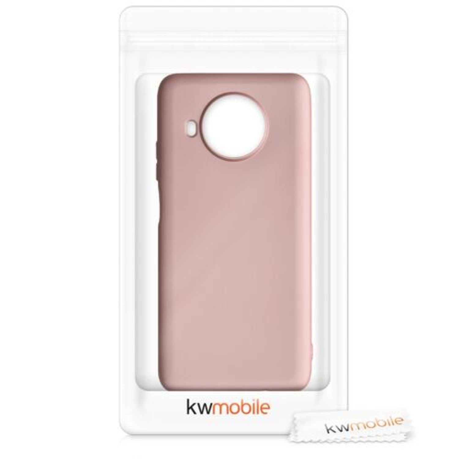 Husa pentru Xiaomi Mi 10T Lite 5G, Silicon, Rose Gold, 53626.31 fotografia produsului View 7 L