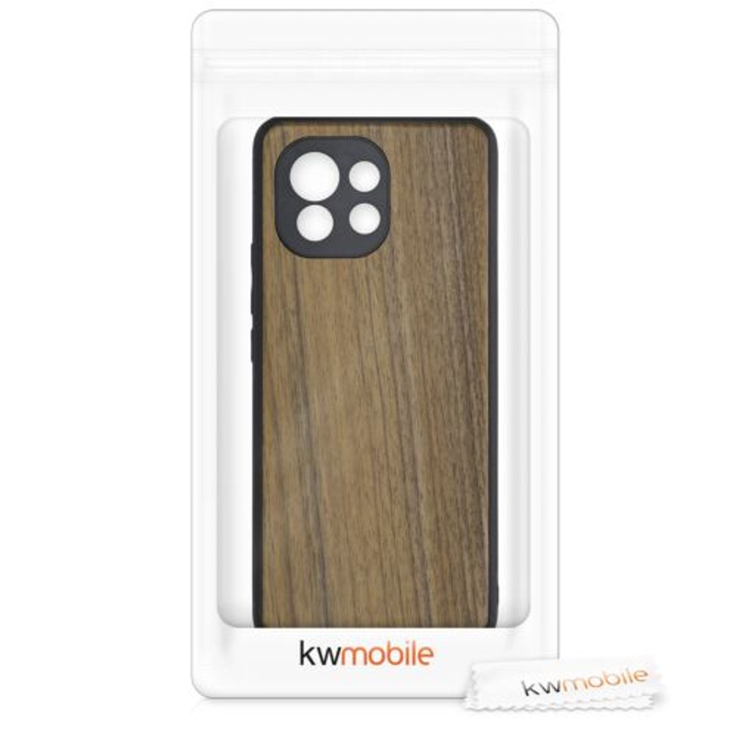 Husa pentru Xiaomi Mi 11, Lemn, Maro, 54377.18 fotografia produsului View 6 L