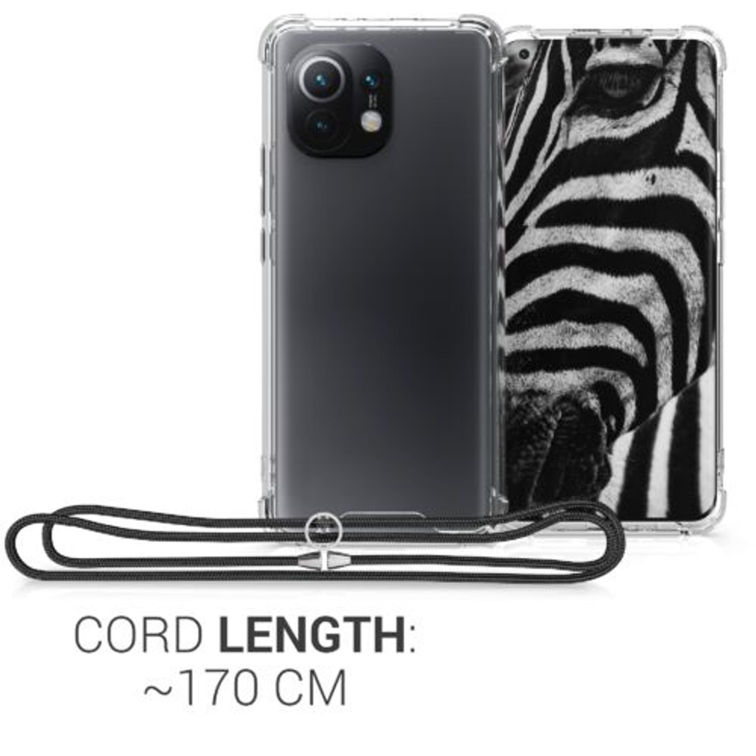 Husa pentru Xiaomi Mi 11, Silicon, Transparent, 54448.01 fotografia produsului View 4 L
