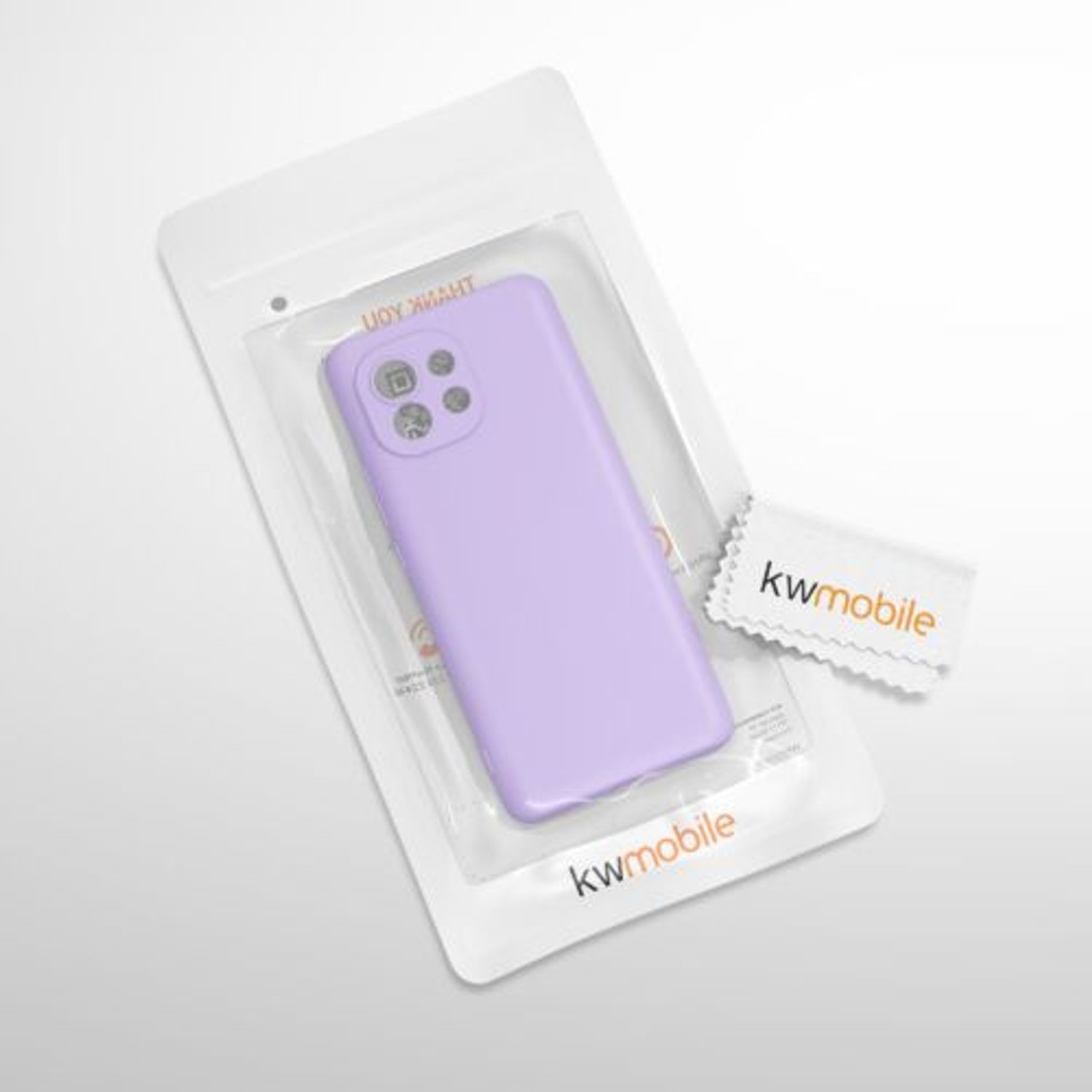 Husa pentru Xiaomi Mi 11, Silicon, Mov, 54188.222 fotografia produsului View 5 L