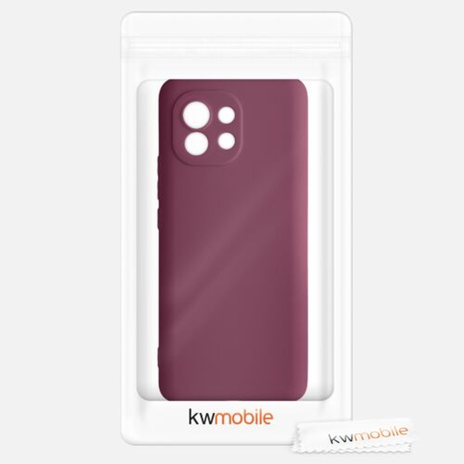 Husa pentru Xiaomi Mi 11, Silicon, Violet, 54188.187 fotografia produsului View 7 L