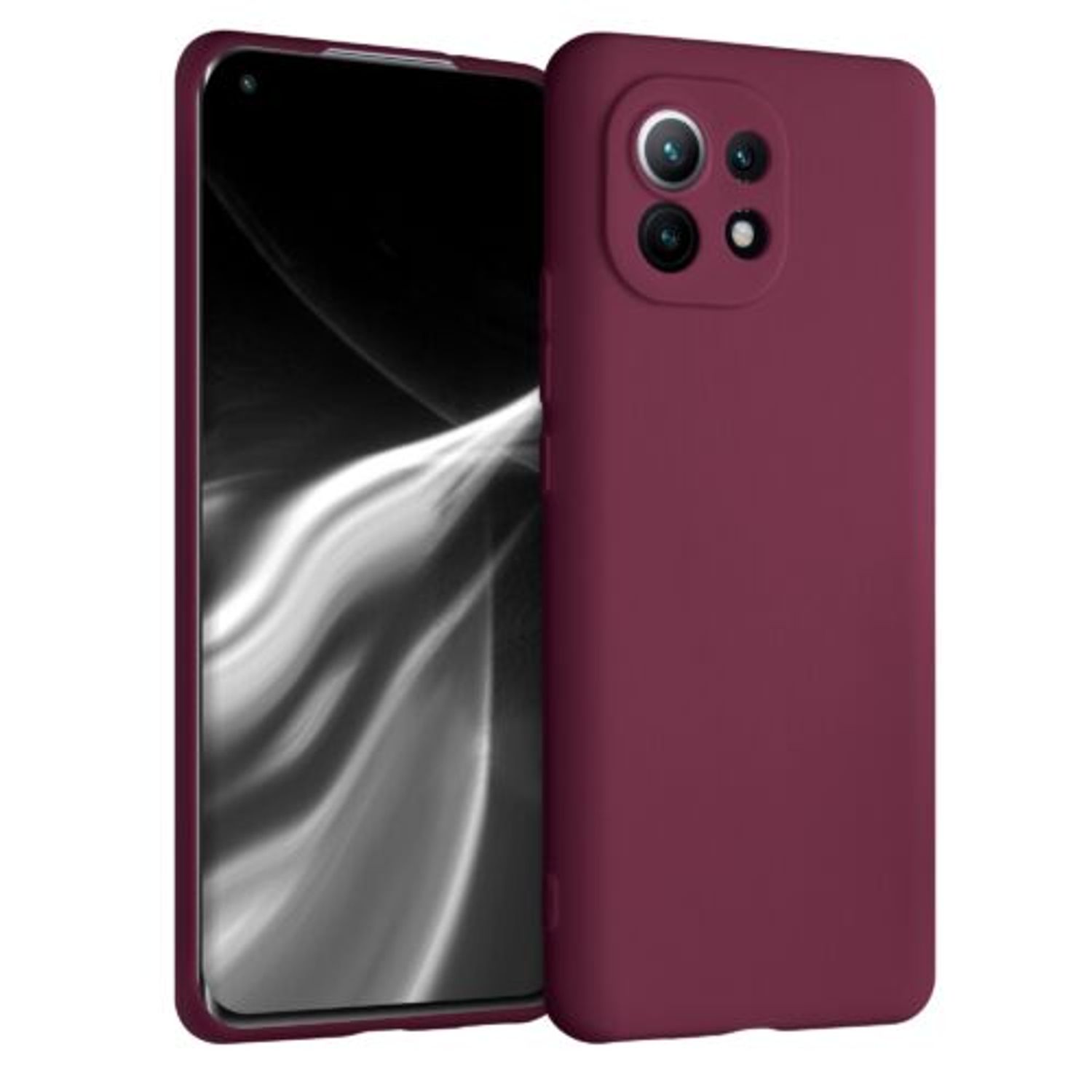 Husa pentru Xiaomi Mi 11, Silicon, Violet, 54188.187 fotografia produsului