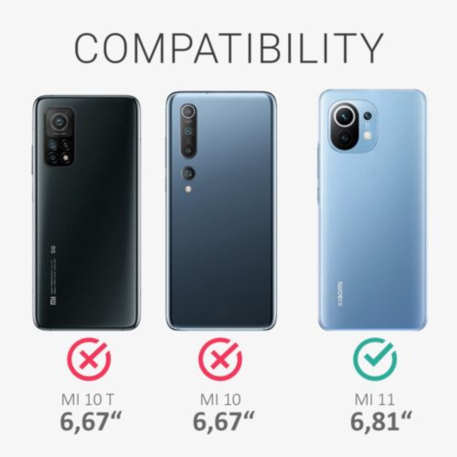 Husa pentru Xiaomi Mi 11, Silicon, Rosu, 54188.209 fotografia produsului View 6 L