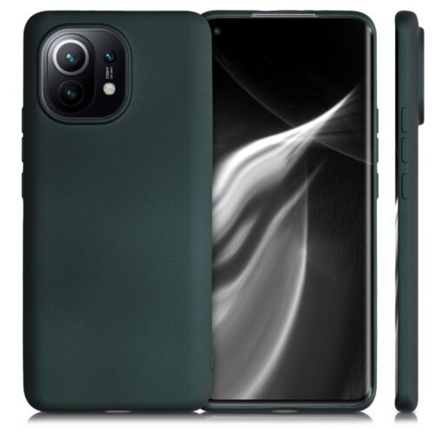 Husa pentru Xiaomi Mi 11, Silicon, Verde, 54189.14 fotografia produsului View 2 L