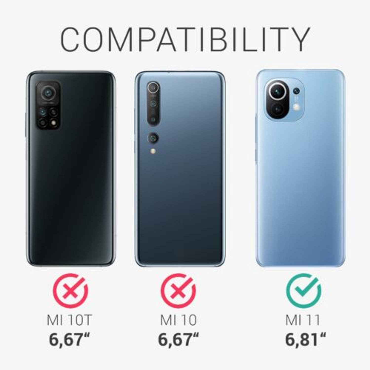 Husa pentru Xiaomi Mi 11, Silicon, Verde, 54189.14 fotografia produsului View 6 L