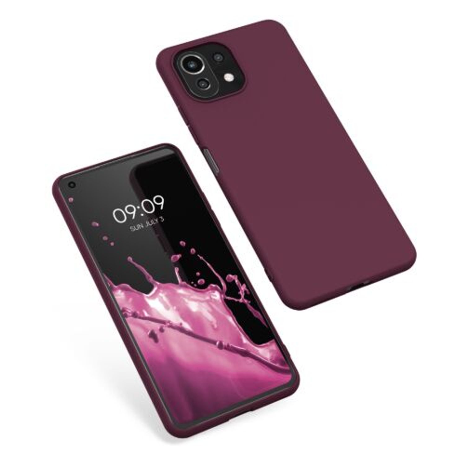 Husa pentru Xiaomi Mi 11 Lite 5G, Silicon, Violet, 54726.187 fotografia produsului View 2 L