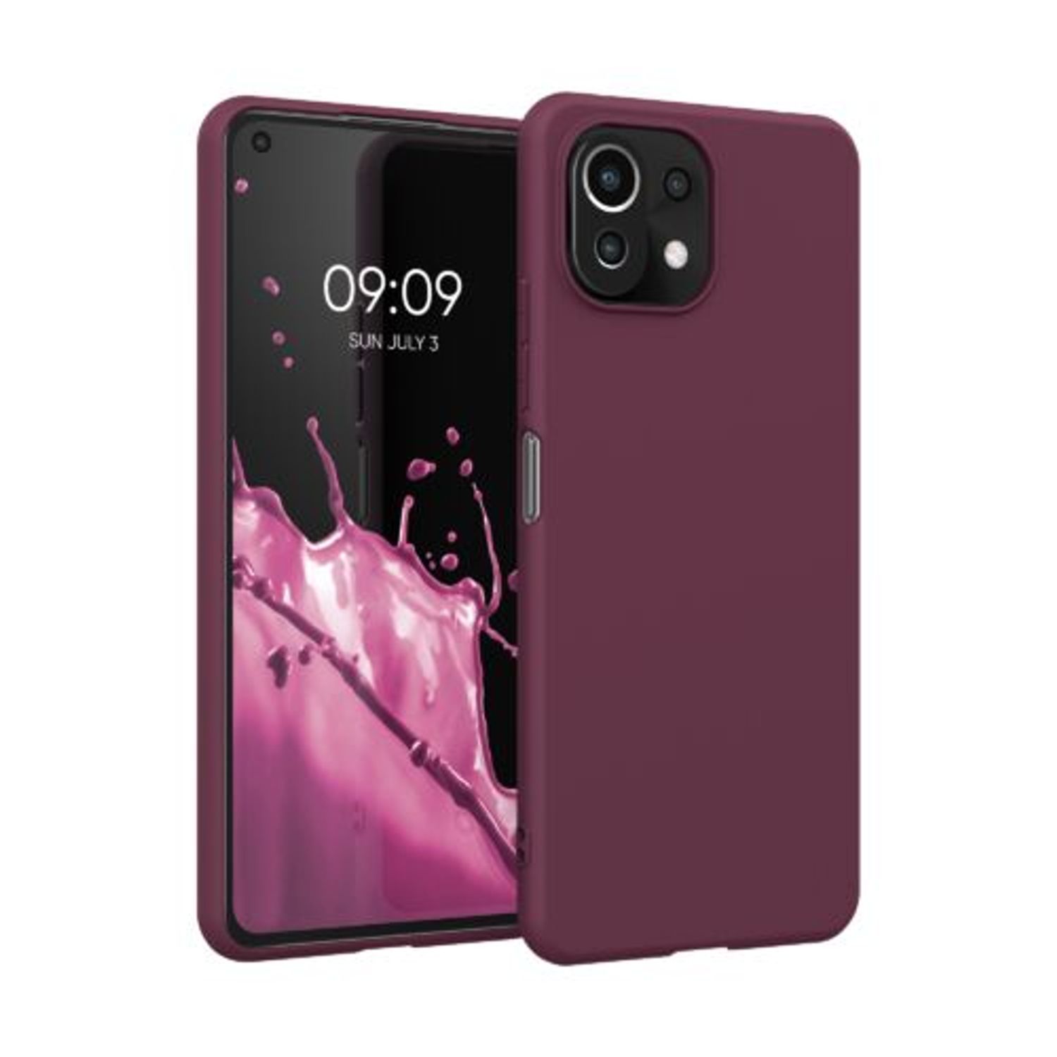Husa pentru Xiaomi Mi 11 Lite 5G, Silicon, Violet, 54726.187 fotografia produsului