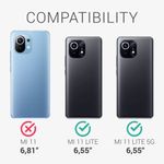 Husa pentru Xiaomi Mi 11 Lite 5G, Silicon, Silver, 54727.67 fotografia produsului View 6 S