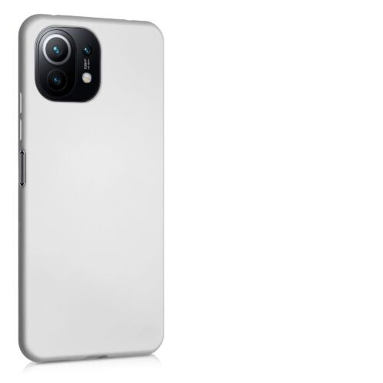 Husa pentru Xiaomi Mi 11 Lite 5G, Silicon, Silver, 54727.67 fotografia produsului View 8 L