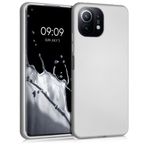 Husa pentru Xiaomi Mi 11 Lite 5G, Silicon, Silver, 54727.67 fotografia produsului
