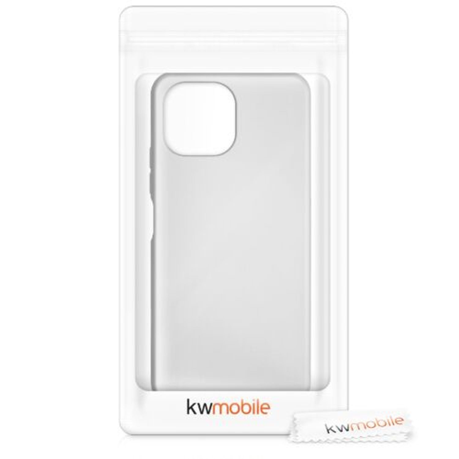 Husa pentru Xiaomi Mi 11 Lite 5G, Silicon, Silver, 54727.67 fotografia produsului View 7 L